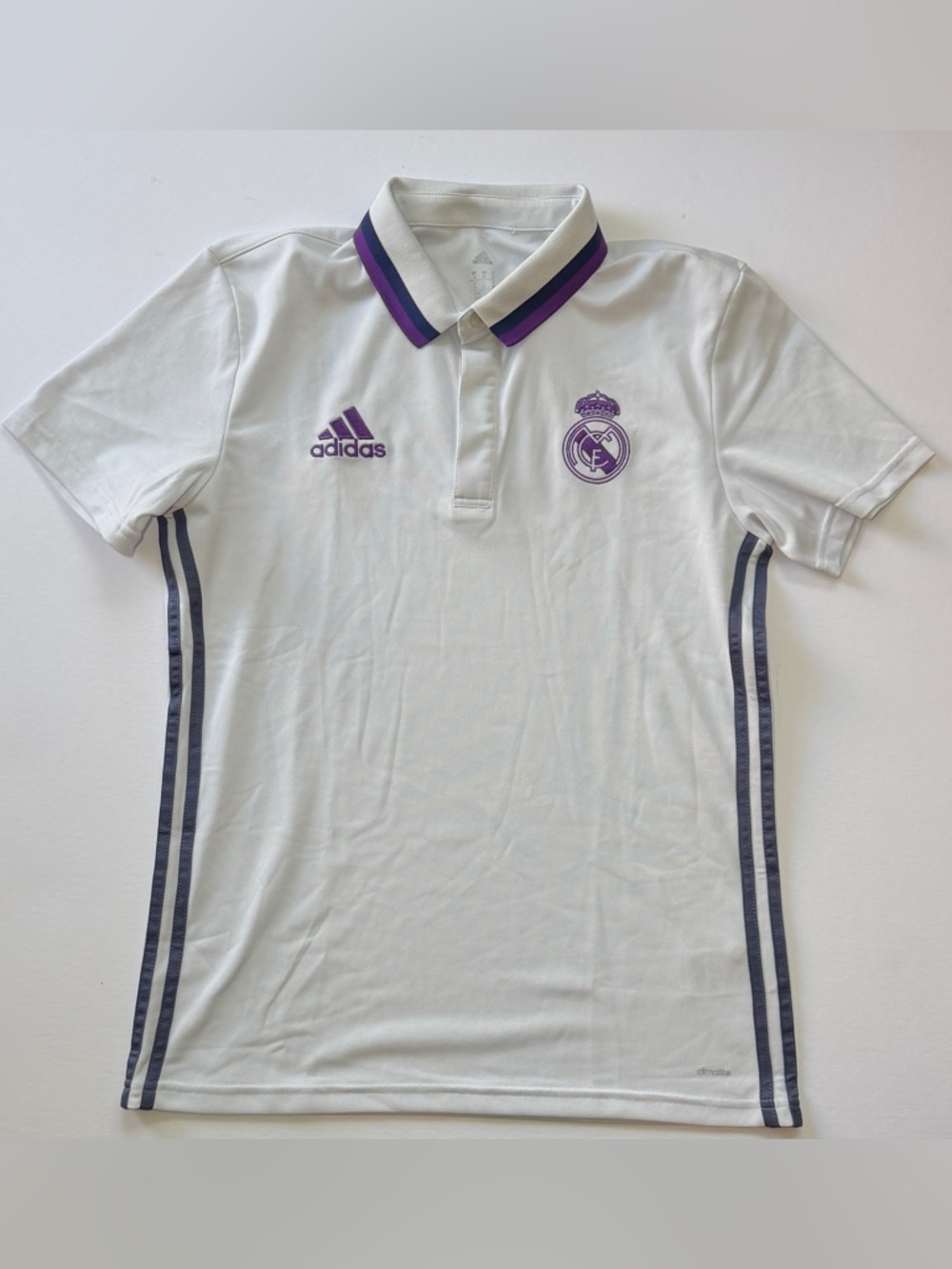Real Madrid 2016 Polo Home Soccer Jersey Adidas AO3070 Men’s M